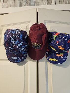 Youth Kids Baseball Cap Set Of 3